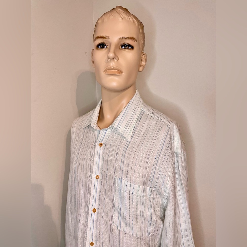 Jos. A. Bank 100% Limen Shirt (XL)